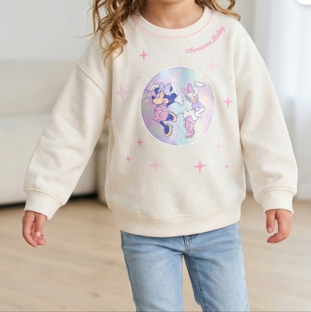 Minnie & Daisy Toddler Girls  Graphic Sweatshirt